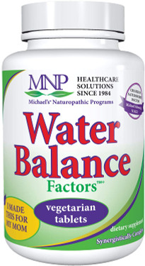 Buy Water Balance Factors 120 Veggie Tabs Michael's Naturopathic Online, UK Delivery, Diuretic Water Pills