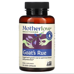 Buy Goat's Rue 120 Herbal Liquid Caps Motherlove Online, UK Delivery, Baby Feeding