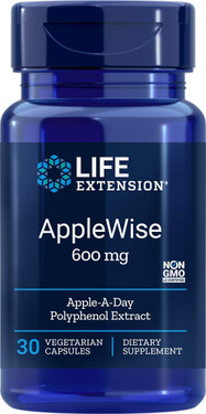 AppleWise Polyphenol Extract 600 mg 30 Caps Life Extension, Antioxidants, Inflammation, UK