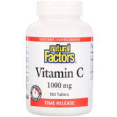 Buy Vitamin C Time Release 1000 mg 180 Tabs Natural Factors Online, UK Delivery, Vitamin C