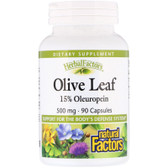 Buy Olive Leaf 500 mg 90Caps Natural Factors Online, UK Delivery, Cold Flu Remedy Relief Viral Treatment Olive Leaf Immune Support
