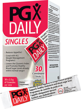 Buy PGX Daily Singles Unflavored Granules 30 Sticks (2.5 g) Each Natural Factors Online, UK Delivery, Diet Weight Loss