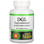 Buy DGL 90 Chewable Tabs Natural Factors Online, UK Delivery, Herbal Remedy Natural Treatment