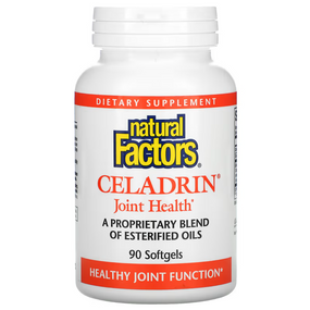 Buy Celadrin Joint Health 90 sGels Natural Factors Online, UK Delivery, Inflammation Remedies inflammatory response Treatment Celadrin