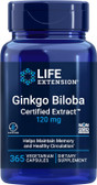 Life Extension, Ginkgo Biloba Extract 120mg 365 Caps, UK Shop 
