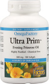 OmegaFactors Ultra Prim Evening Primrose Oil 500 mg, 180 Softgels, Natural Factors