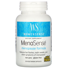 Buy UK, WomenSense MenoSense Menopause Formula 90 Caps Natural Factors 