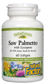 Buy Saw Palmetto with Lycopene 60 sGels Natural Factors Online, UK Delivery, Antioxidant Supplements For Men Saw Palmetto Prostate Health Formulas