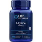 Life Extension L-Lysine 620 mg 100 Caps, Cold Sores, Stress, UK Supplements