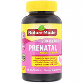 Prenatal Multivitamins + DHA 90 sGels Nature Made, UK Store