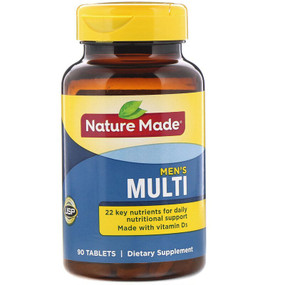 Buy Multi for Him No Iron 90 Tabs Nature Made Online, UK Delivery, Multivitamins For Men