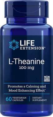 UK, Buy Life Extension, L-Theanine, 100 mg, 60 Caps
