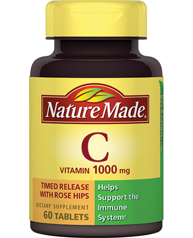 Buy Vitamin C 1000 mg 60 Tabs Nature Made Online, Natural ...