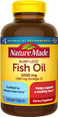 Buy Fish Oil Omega-3 1000 mg 150 Liquid sGels Nature Made Online, UK Delivery, EFA Omega EPA DHA