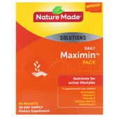 Buy Daily Maximin Pack Multivitamin and Mineral 6 Supplements Per Packet 30 Packets Nature Made Online, UK Delivery, Multivitamins
