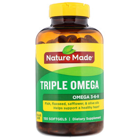 Buy Triple Omega 150 Liquid sGels Nature Made Online, UK Delivery, EFA Omega EPA DHA