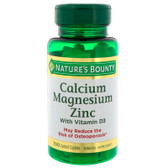 Buy Calcium Magnesium Zinc 100 Caplets Nature's Bounty Online, UK Delivery, Mineral Supplements