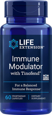 Life Extension, Immune Modulator with Tinofend, 60 Caps 