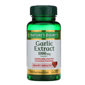 Buy Odorless Garlic 1000 mg 100 sGels Nature's Bounty Online, UK Delivery, Natural Immune