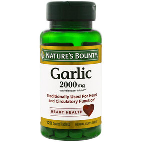 Buy Garlic Odor-Free 2000 mg 120 Tabs Nature's Bounty Online, UK Delivery