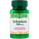 Buy Selenium 200 mcg 100Tabs Nature's Bounty Online, UK Delivery, Antioxidant