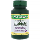 Buy Acidophilus Probiotic 100 Tabs Nature's Bounty Online, UK Delivery, Probiotics Acidophilus