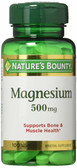 Buy Magnesium High Potency 500 mg 100 Tabs Nature's Bounty Online, UK Delivery, Mineral Supplements