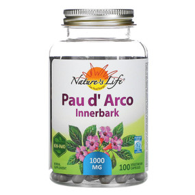 Buy Pau d' Arco Innerbark 100 Caps Nature's Herbs Online, UK Delivery, Herbal Remedy Natural Treatment