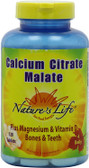 Buy Calcium Citrate Malate 120 Tabs Nature's Life Online, UK Delivery, Mineral Supplements