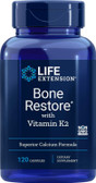 Bone Restore with Vitamin K2 120 Caps Life Extension, UK Store