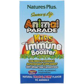 Buy Source of Life Animal Parade Kids Immune Booster Natural Tropical Berry Flavor 90 Animals 