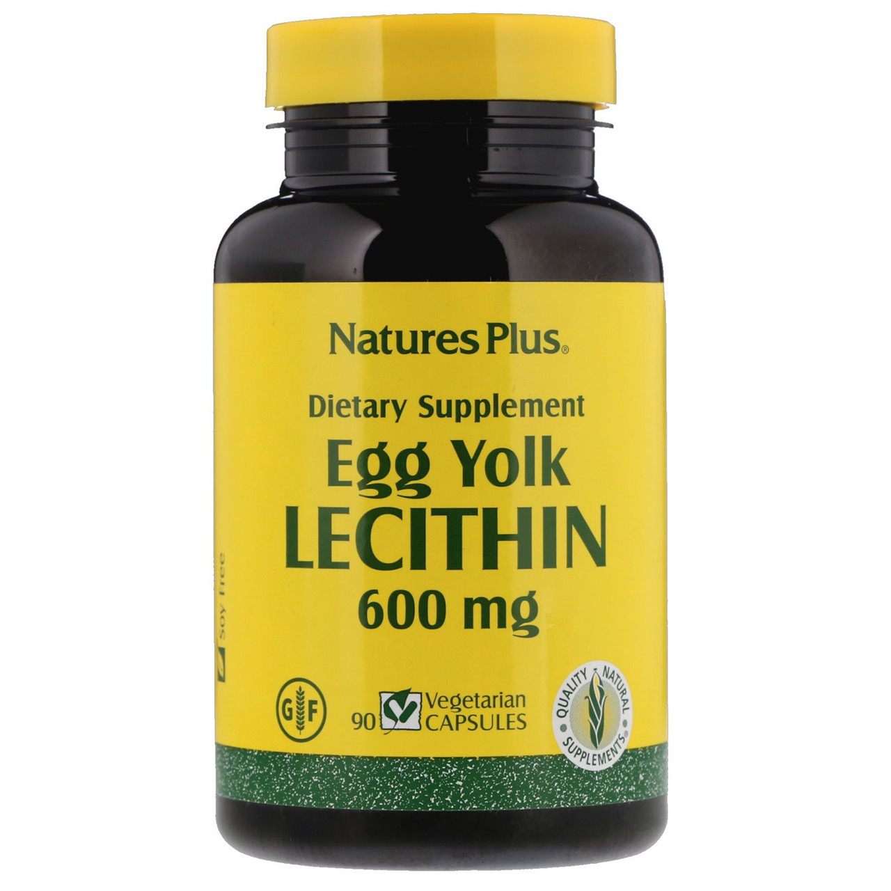 Buy Egg Yolk Lecithin 600 mg 90 Caps Nature's Plus Online, UK Delivery