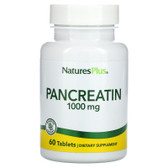 Buy Pancreatin 1000 mg 60 Tabs Nature's Plus Online, UK Delivery, Enzymes Pancreatin Gluten Free