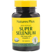 Buy Super Selenium 200 mcg 90 Tabs Nature's Plus Online, UK Delivery, Antioxidant
