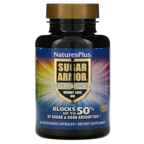 Buy Sugar Armor Sugar Blocker Weight Loss Aid 60 Veggie Caps Nature's Plus Online, UK Delivery, Diet Wight Loss Management Formulas