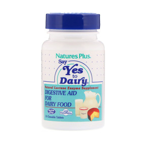 Buy Say Yes to Dairy 50 Chewable Tabs Nature's Plus Online, UK Delivery, Enzymes Lactase