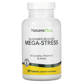 Buy Mega-Stress Complex 90 Tabs Nature's Plus Online, UK Delivery, Stress Relief Remedy Formulas Anti Stress Treatment