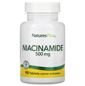 Buy Niacinamide 500 mg 90 Tabs Nature's Plus Online, UK Delivery, Vitamin B3 Niacinamide Gluten Free