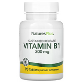 Buy Vitamin B-1 300 mg 90 Tabs Nature's Plus Online, UK Delivery, Vitamin B1 Thiamin Gluten Free