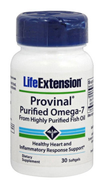 Life Extension Provinal Purified Omega-7 30 Softgels, UK