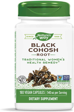 Buy Black Cohosh Root 540 mg 180 Caps Nature's Way Online, UK Delivery, Women's Supplements 