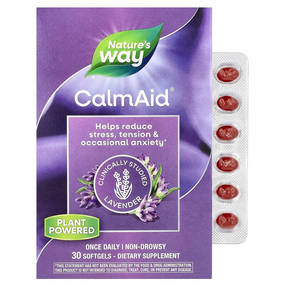 Buy UK Calm Aid Lavender 30  Softgels Nature's Way Online, UK Delivery, Stress