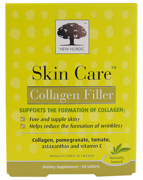 Buy Skin Care Collagen Filler 60 Tabs New Nordic US Online, UK Delivery, Women's Supplements Vitamins For Women Skin