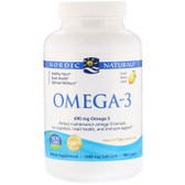 Buy Omega-3 Lemon 1000 mg 180 sGels Nordic Naturals Online, UK Delivery, EFA EPA DHA Omega 369