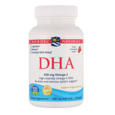 Buy DHA Strawberry 500 mg 90 sGels Nordic Naturals Online, UK Delivery, EFA Omega DHA