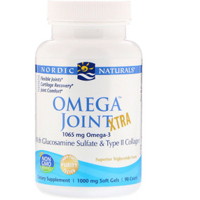 Buy Omega Joint Xtra 1000mg 90 sGels Nordic Naturals Online, UK Delivery, Joints Bones Osteo Support Formulas Pain Relief Remedy