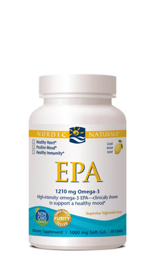 Buy EPA Lemon 1000 mg 60 sGels Nordic Naturals Online, UK Delivery, EFA Omega EPA