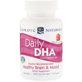 Buy Daily DHA Strawberry 1000 mg 30 sGels Nordic Naturals Online, UK Delivery, EFA Omega DHA