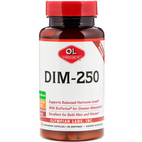 Buy DIM-250 30 Veggie Caps Olympian Labs Online, UK Delivery, DIM Hormonal Balance