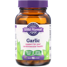 Buy Garlic 90 Non-GMO Veggie Caps Oregon's Wild Harvest Online, UK Delivery, Natural Immune